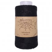 PAILLETTES 100 WS 02 - ЧЕРНЫЙ С ЧЕРНЫМ