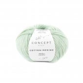 COTTON - MERINO 132 - снежная мята