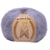 KID MOHAIR WOOL SEA 196 - серый меланж