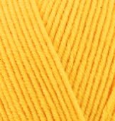 ALIZE COTTON GOLD HOBBY NEW (КОТОН ГОЛД ХОББИ НЬЮ) 216 - тёмно желтый