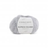KATIA CONCEPT ALPACA SILVER 255 - светло-серый-серебро