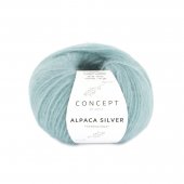 KATIA CONCEPT ALPACA SILVER 279 - бирюзовый-серебро
