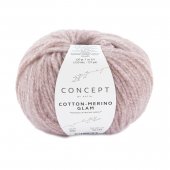 COTTON - MERINO GLAM 300 - роза