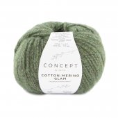 COTTON - MERINO GLAM 303 - хаки