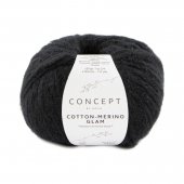 COTTON - MERINO GLAM 306 - черный
