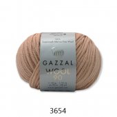 GAZZAL WOOL 90 ( ГАЗЗАЛ ВУЛ 90) 3654 - кофе с молоком
