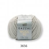 GAZZAL WOOL 90 ( ГАЗЗАЛ ВУЛ 90) 3656 - серый