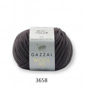 GAZZAL WOOL 90 ( ГАЗЗАЛ ВУЛ 90) 3658 - графит