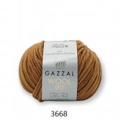 GAZZAL WOOL 90 ( ГАЗЗАЛ ВУЛ 90) 3668 - коричневый