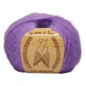 KID MOHAIR WOOL SEA 389 - фиалка