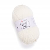 FORZA SOLID (однотонная) YARNART 4602 - молочный