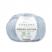 KATIA CONCEPT ANDINA COTTON 62 - голубое небо