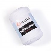 Macrame Cotton YarnArt( МАКРАМЕ КОТТОН ЯРНАРТ) 751 - БЕЛЫЙ