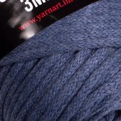 MACRAME CORD 3MM (МАКРАМЕ КОРД 3ММ ЯРНАРТ) 761 - джинс