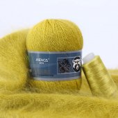 LONG MINK WOOL LING RONG YUAN (ЛОНГ МИНК ВУЛ) 843 - фисташка