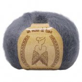 KID MOHAIR WOOL SEA 87 - угольно-серый