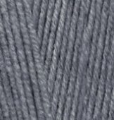 ALIZE COTTON GOLD HOBBY NEW (КОТОН ГОЛД ХОББИ НЬЮ) 87 - угольно-серый