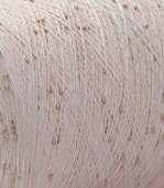 Perline (Перлине) бобины М465 - розовый зефир с бежевым жемчужным бисером
