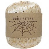PAILLETTES WS 80 - ЭКРЮ С ЗОЛОТОМ