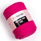 MACRAME CORD 5MM (МАКРАМЕ КОРД 5ММ ЯРНАРТ) 771 - розовый флокс