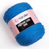 MACRAME CORD 5MM (МАКРАМЕ КОРД 5ММ ЯРНАРТ) 786 - темно-голубой