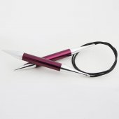 Круговые металлические спицы KnitPro Zing, 60 см. 12 мм. Арт.47109